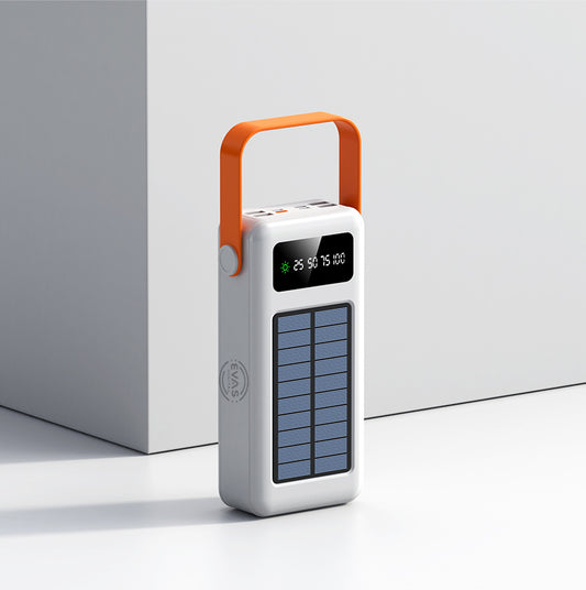 EVAS Solar Powered Portable Power Bank Charger Fast Charging Battery 20000mAh / 50000mAh